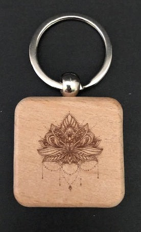 Porte clé carré