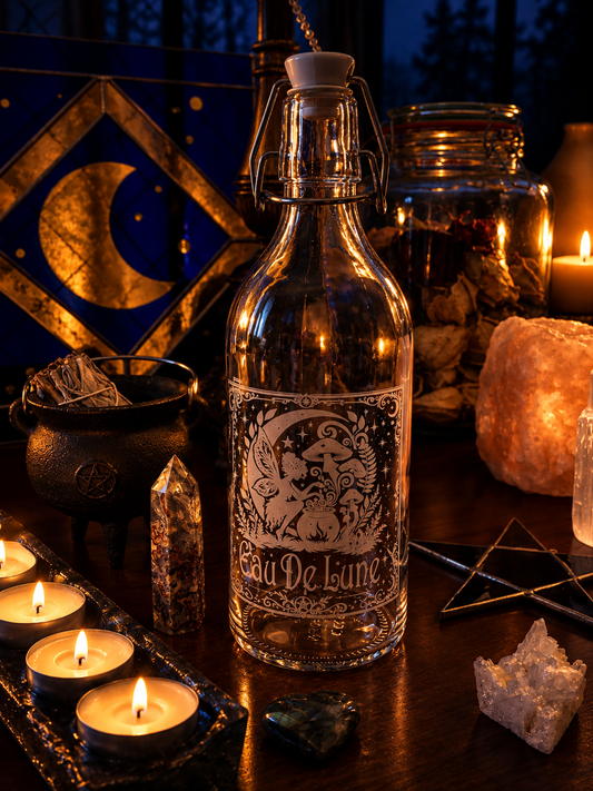 Bouteille eau de lune la Fée Alchimiste