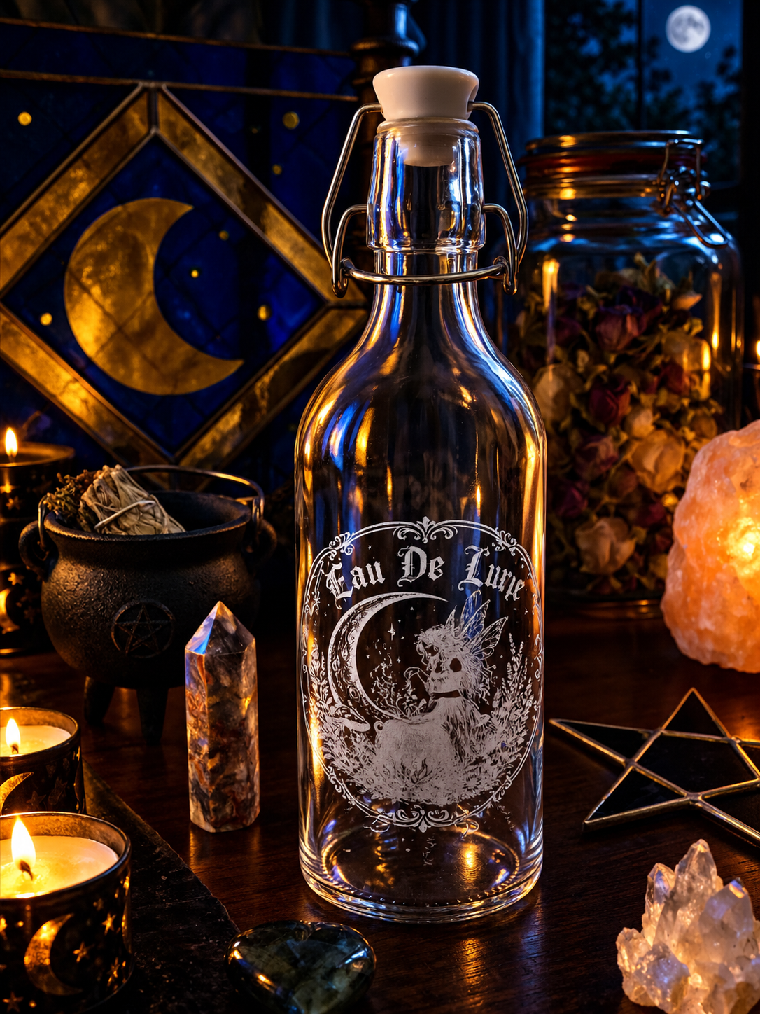Bouteille eau de lune L’Élixir de la Fée